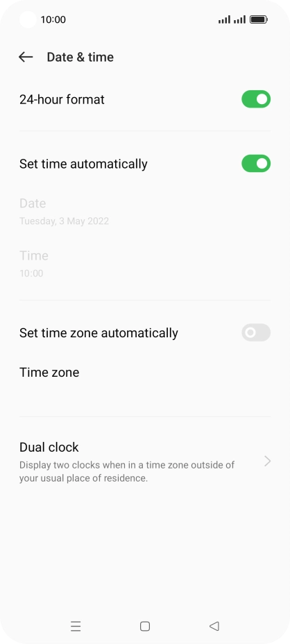 Press the indicator next to Press the indicator next to
