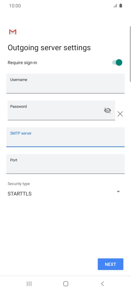 Press the field below Press the field below