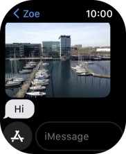Press iMessage. Press iMessage.