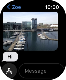 Press iMessage. Press iMessage.