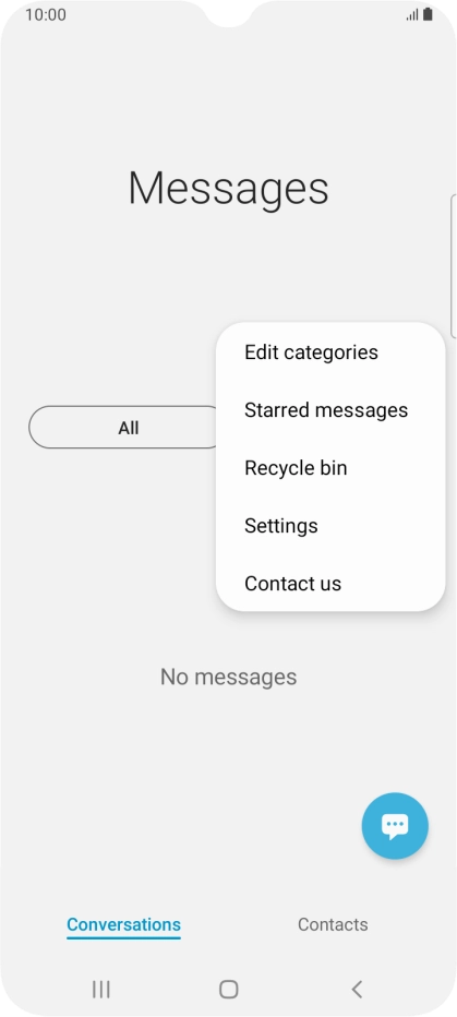 Press Settings. Press Settings.