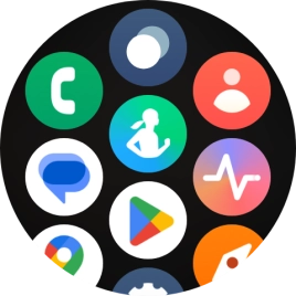 Press the running applications icon. Press the running applications icon.