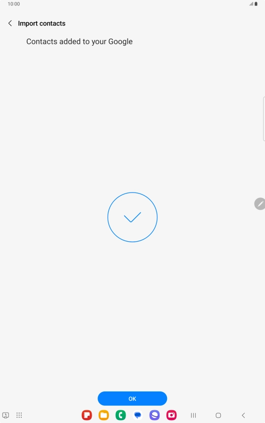 Press OK. Press OK.