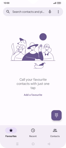 Press the menu icon. Press the menu icon.