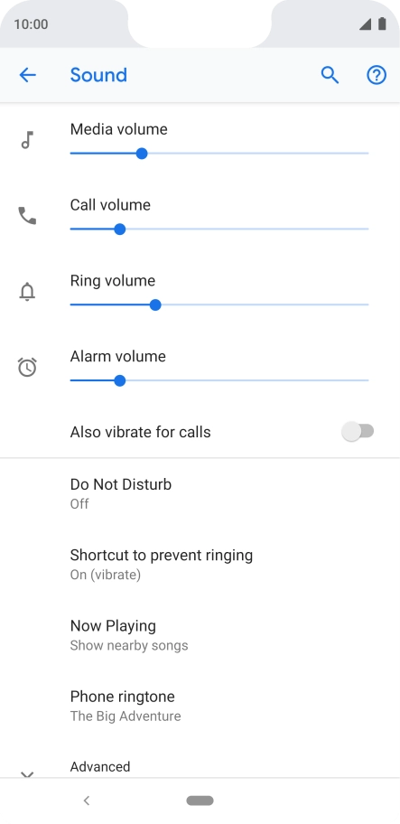 Press Phone ringtone. Press Phone ringtone.