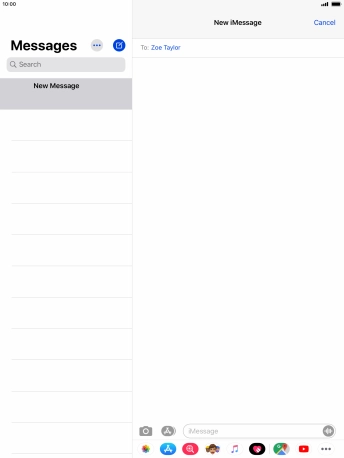 Press the text input field and key in the required text. Press the text input field and key in the required text.