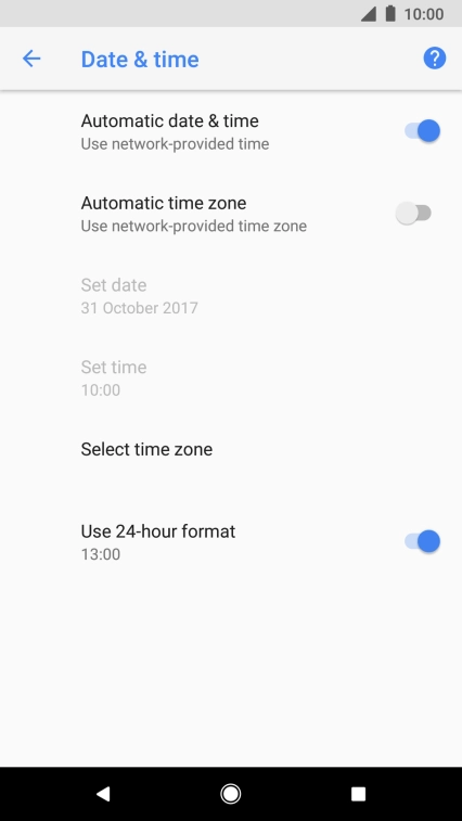 Press the indicator next to Press the indicator next to