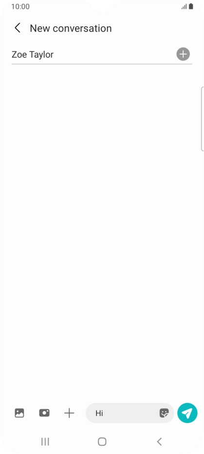 Press the picture icon. Press the picture icon.