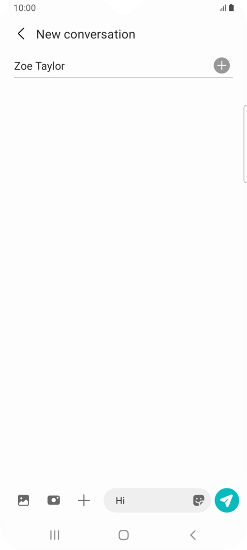 Press the picture icon. Press the picture icon.