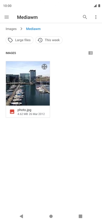 Press the required picture. Press the required picture.