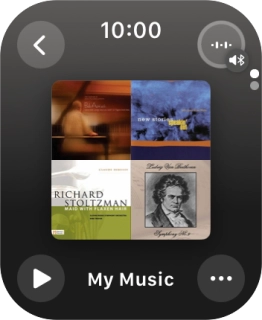 Press the play icon to start the playback. Press the play icon to start the playback.