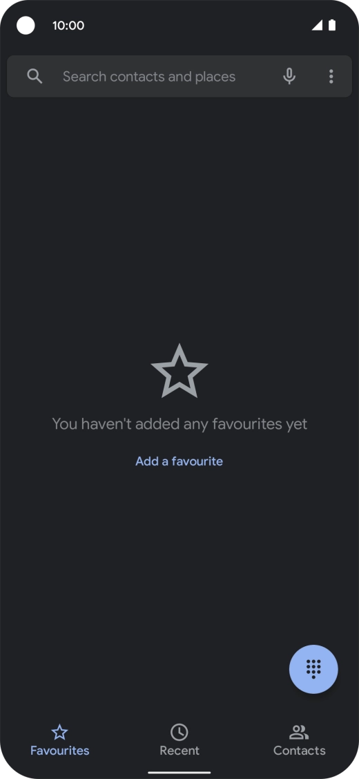 Press the menu icon. Press the menu icon.