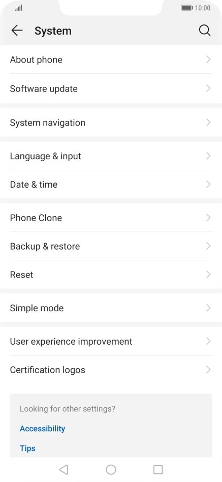 Press Software update. If a new software version is available, it's displayed. Follow the instructions on the screen to update the phone software. Press Software update. If a new software version is available, it's displayed. Follow the instructions on the screen to update the phone software.