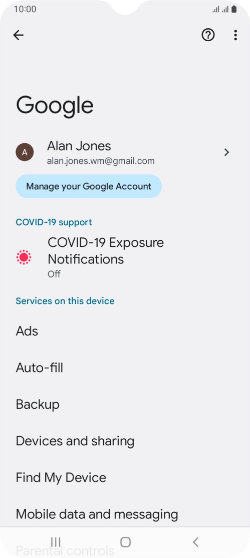 Press Find My Device. Press Find My Device.