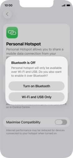 If Wi-Fi is turned on, press Wi-Fi and USB Only. If Wi-Fi is turned on, press Wi-Fi and USB Only.