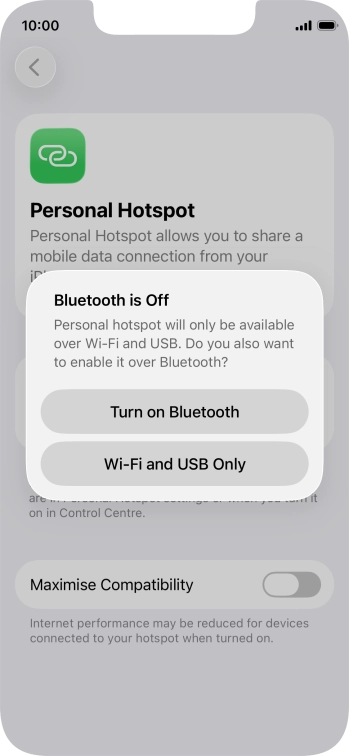 If Wi-Fi is turned on, press Wi-Fi and USB Only. If Wi-Fi is turned on, press Wi-Fi and USB Only.
