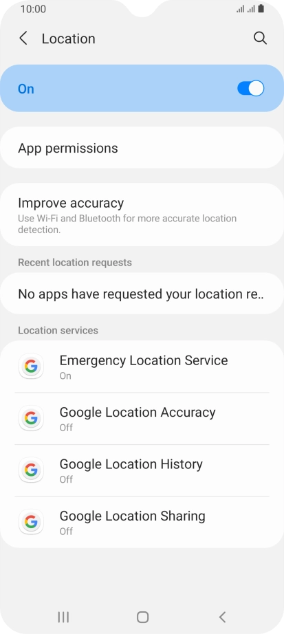 Press App permissions. Press App permissions.