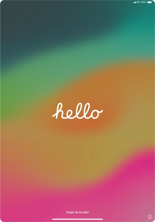 Slide your finger upwards starting from the bottom of the screen. Slide your finger upwards starting from the bottom of the screen.