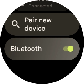 Press Pair new device. Press Pair new device.