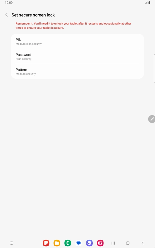 Press the required lock code and follow the instructions on the screen to create an additional lock code. Press the required lock code and follow the instructions on the screen to create an additional lock code.