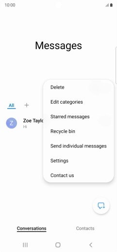 Press Settings. Press Settings.