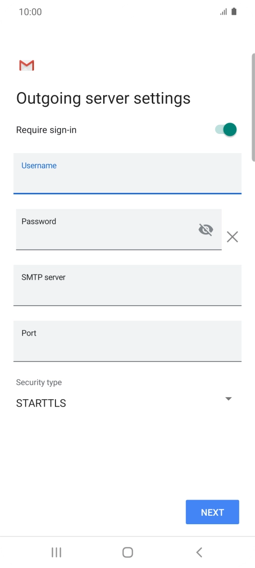 Press the field below Press the field below