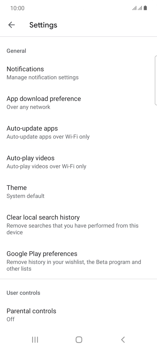 Press Auto-update apps. Press Auto-update apps.