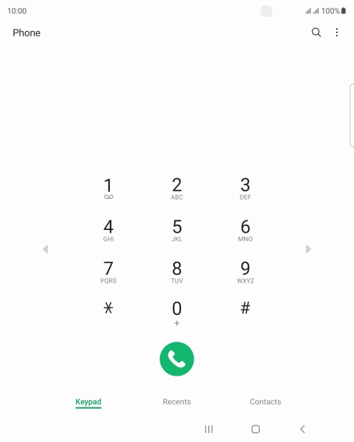 Press the menu icon. Press the menu icon.