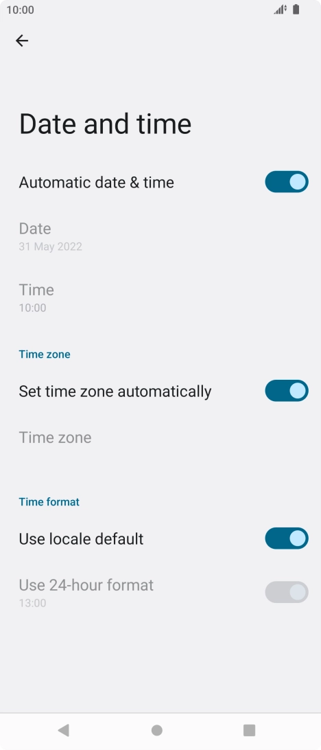 Press the Home key to return to the home screen. Press the Home key to return to the home screen.
