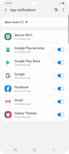 Press the drop down list. Press the drop down list.
