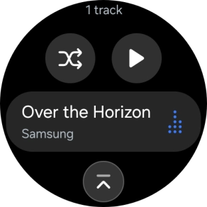 Press the required audio file. Press the required audio file.