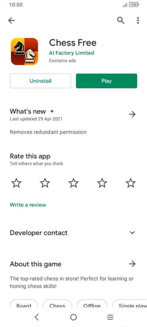 Press Uninstall. Press Uninstall.