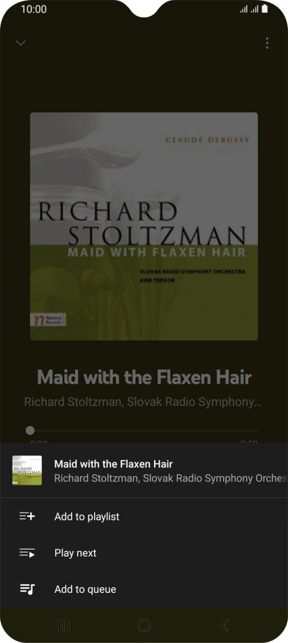 Press Add to playlist. Press Add to playlist.