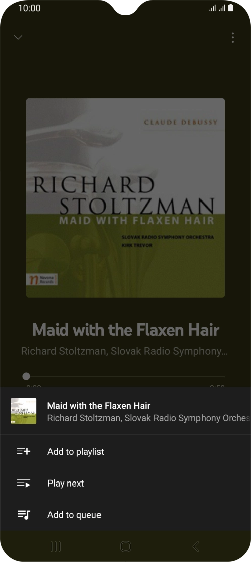 Press Add to playlist. Press Add to playlist.