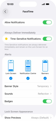 Press the indicator next to Press the indicator next to
