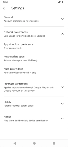 Press Auto-update apps. Press Auto-update apps.