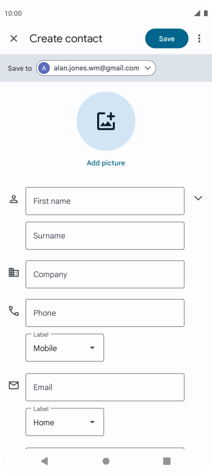 Press the drop down list next to Press the drop down list next to