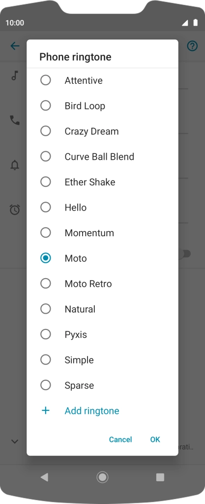 Press Add ringtone. Press Add ringtone.