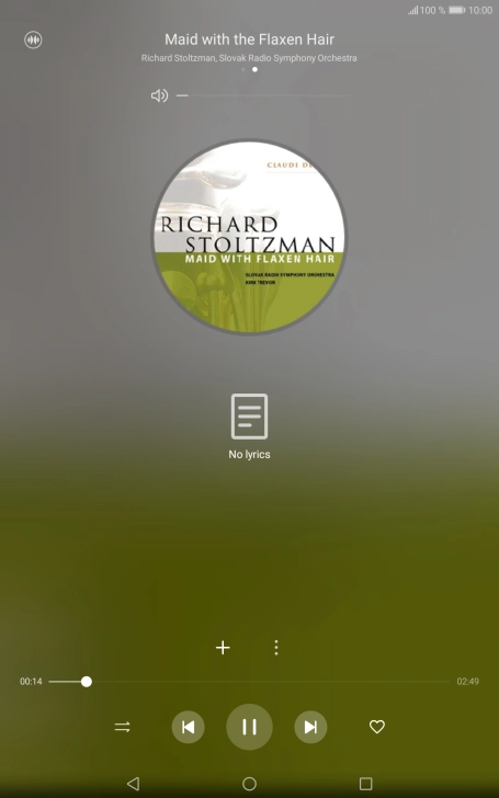 Press arrow right to go to the next audio file. Press arrow right to go to the next audio file.