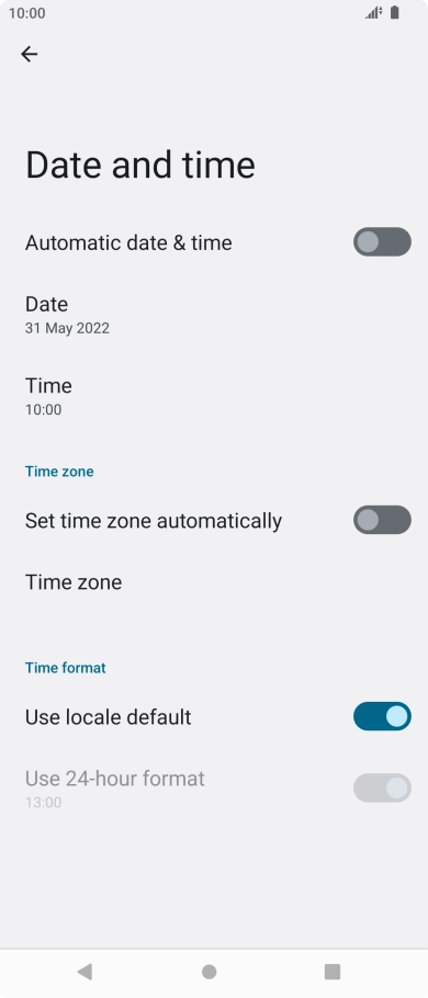 Press the indicator next to Press the indicator next to