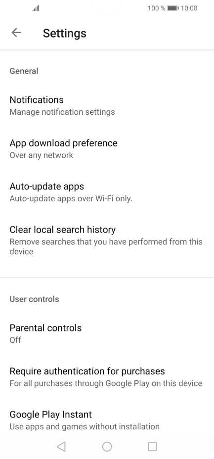 Press Auto-update apps. Press Auto-update apps.