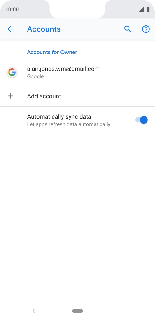 Press the Home key to return to the home screen. Press the Home key to return to the home screen.