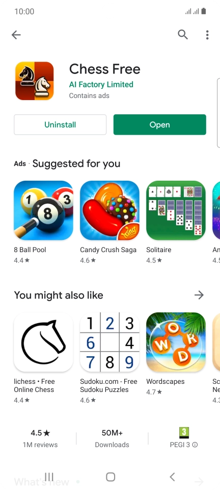Press the Home key to return to the home screen. Press the Home key to return to the home screen.