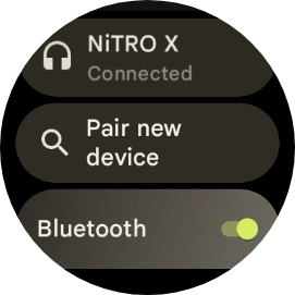 Press the crown to return to the home screen. Press the crown to return to the home screen.