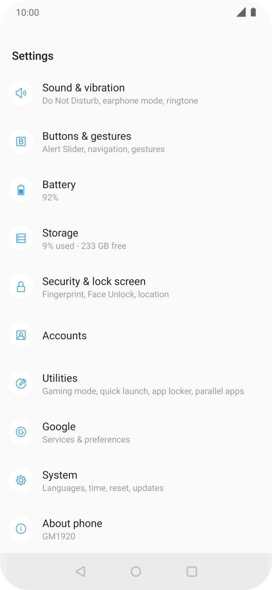 Press Security & lock screen. Press Security & lock screen.