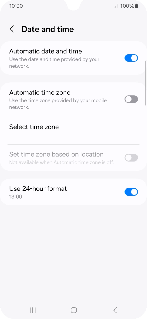 Press the indicator next to Press the indicator next to