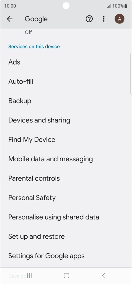Press Find My Device. Press Find My Device.