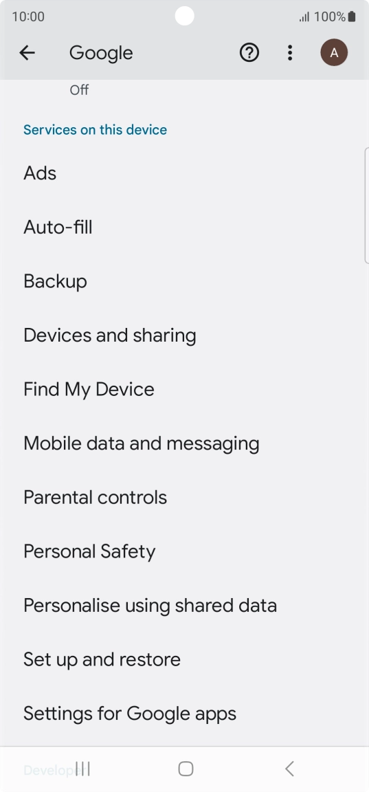 Press Find My Device. Press Find My Device.