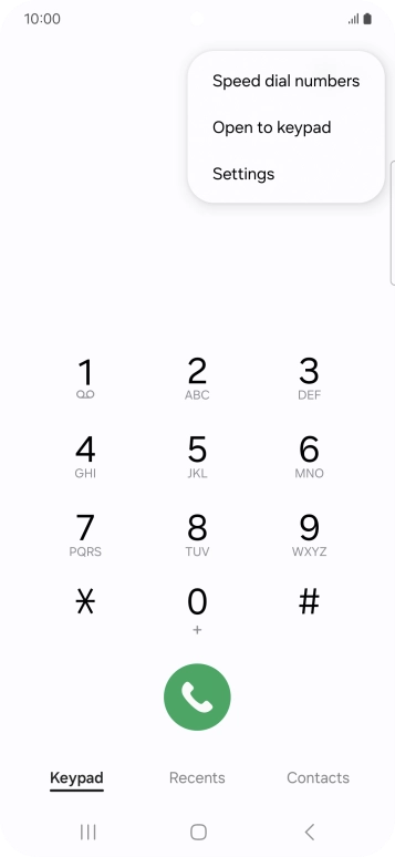 Press Settings. Press Settings.
