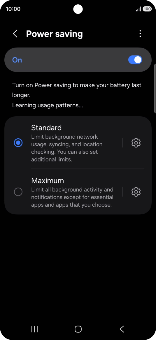 Press the indicators next to the required settings. Press the indicators next to the required settings.
